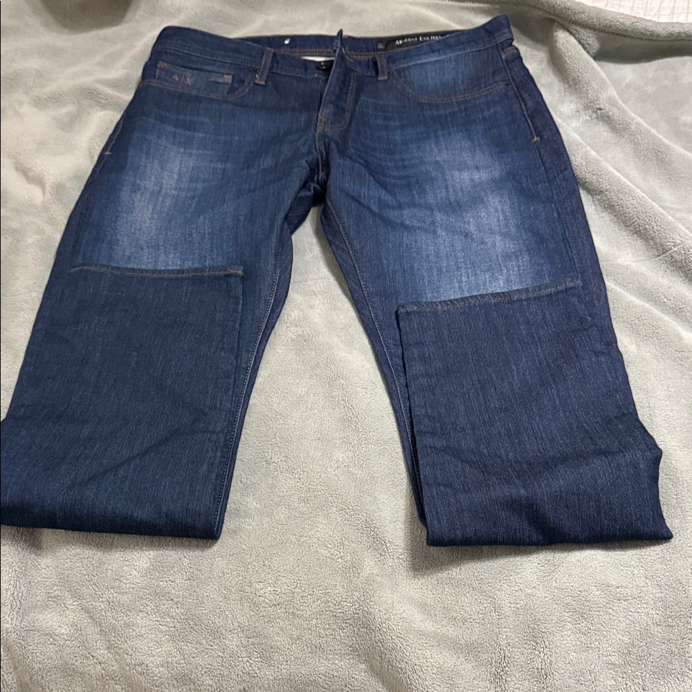 Armani Exchange Women's Navy Skinny Jeans